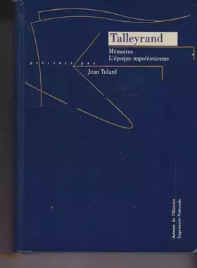Couverture du produit · Memoires l epoque napoleonienne relie