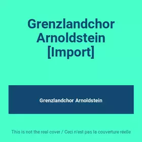 Couverture du produit · Grenzlandchor Arnoldstein [Import]