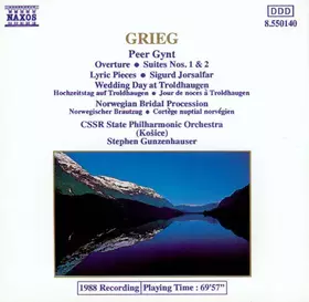 Couverture du produit · Peer Gynt . Overture . Suites Nos. 1 & 2 . Lyric Pieces . Sigurd Jorsalfar . Wedding Day At Troldhaugen . Norwegian Bridal Proc