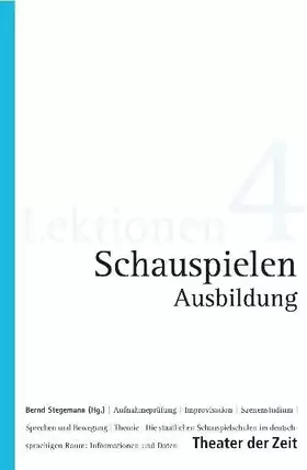 Couverture du produit · Schauspielen Ausbildung (Lektionen)