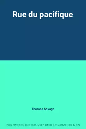 Couverture du produit · Rue du pacifique