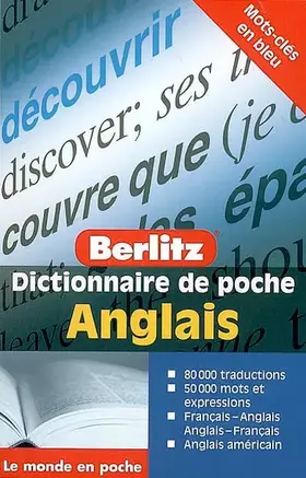 Couverture du produit · Dictionnaire de poche français-anglais et anglais-français