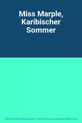 Couverture du produit · Miss Marple, Karibischer Sommer
