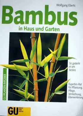 Couverture du produit · Bambus in Haus und Garten