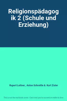 Couverture du produit · Religionspädagogik 2 (Schule und Erziehung)