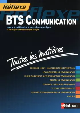 Couverture du produit · Toutes les matières - BTS Communication