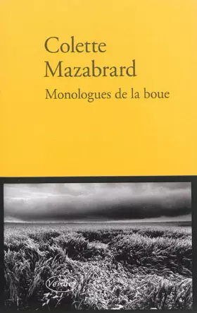 Couverture du produit · Monologues de la boue