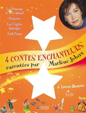 Couverture du produit · 4 contes enchanteurs: 4 livres + 2 CD
