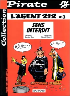 Couverture du produit · BD Pirate : L'agent 212, tome 3 : Sens interdit