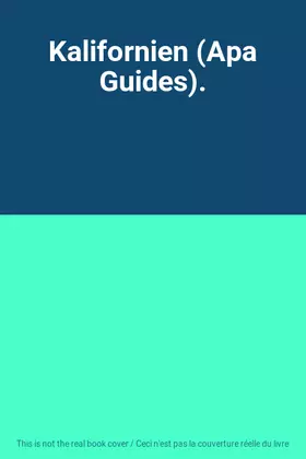 Couverture du produit · Kalifornien (Apa Guides).