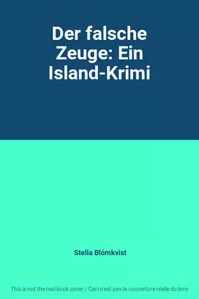 Couverture du produit · Der falsche Zeuge: Ein Island-Krimi
