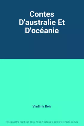 Couverture du produit · Contes D'australie Et D'océanie