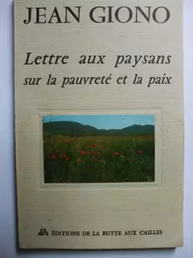 Couverture du produit · Lettre aux paysans : sur la pauvreté et la paix