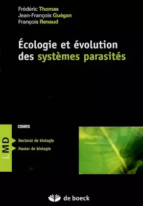 Couverture du produit · Ecologie et évolution des systèmes parasités
