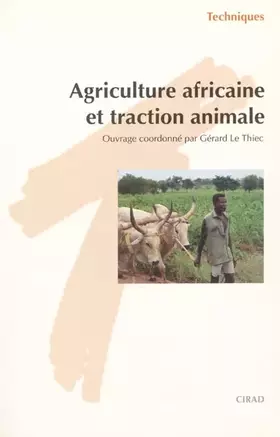 Couverture du produit · Agriculture africaine et traction animale