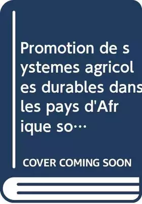 Couverture du produit · "promotion de systemes agricoles durables dans les pays d'afrique soudano-sahelienne  dakar senegal 1994"