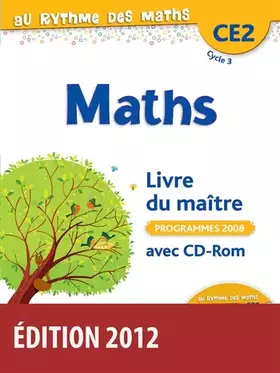 Couverture du produit · Au rythme des maths CE2 • Livre du maître associé au fichier de l'élève
