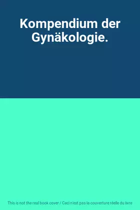 Couverture du produit · Kompendium der Gynäkologie.