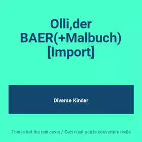 Couverture du produit · Olli,der BAER(+Malbuch) [Import]