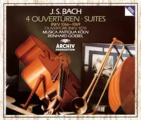 Couverture du produit · 4 Ouvertüren / Suites BWV 1066–1069, BWV 1070