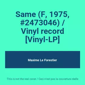 Couverture du produit · Same (F, 1975, 2473046) / Vinyl record [Vinyl-LP]