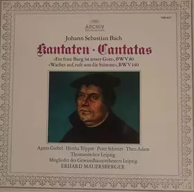Couverture du produit · Bach: Kantaten "Ein feste Burg ist unser Gott", BWV 80 & "Wachet auf, ruft uns die Stimme", BWV 140 [Vinyl LP] [Schallplatte]