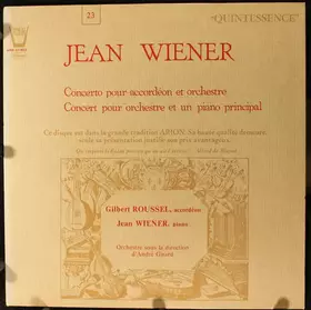 Couverture du produit · Concerto Pour Accordéon Et Orchestre / Concert Pour Orchestre Et Un Piano Principal