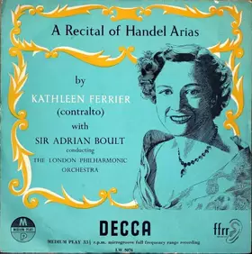 Couverture du produit · A Recital Of Handel Arias