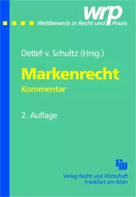 Couverture du produit · Markenrecht
