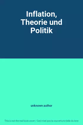 Couverture du produit · Inflation, Theorie und Politik