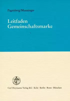 Couverture du produit · Leitfaden Gemeinschaftsmarke