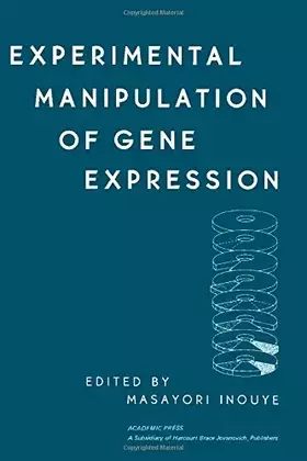 Couverture du produit · Experimental Manipulation of Gene Expression