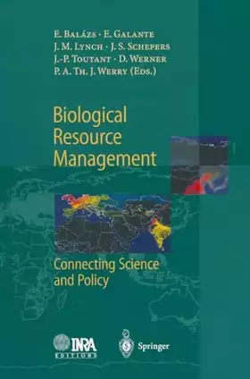 Couverture du produit · Biological Resource Management Connecting Science and Policy