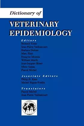 Couverture du produit · Dictionary of Veterinary Epidemiology