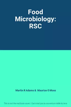 Couverture du produit · Food Microbiology: RSC