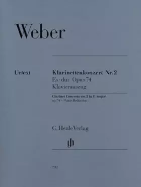 Couverture du produit · Concerto No2 Opus 74 Mib Majeur --- Clarinette/Piano