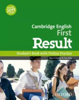Couverture du produit · Cambridge English: First Result: Student's Book and Online Practice Pack