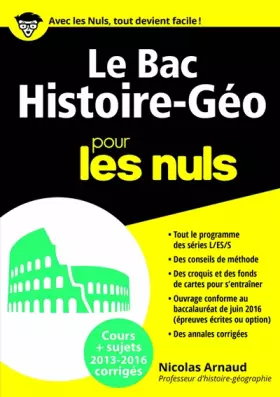 Couverture du produit · Le Bac Histoire Géo 2016 pour les Nuls
