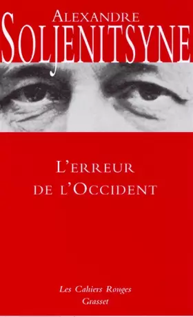 Couverture du produit · L'Erreur de l'Occident