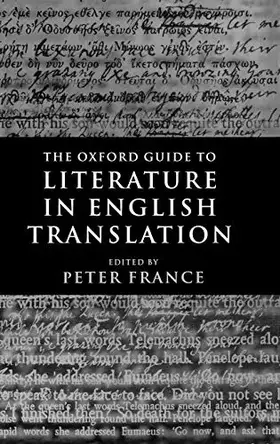 Couverture du produit · The Oxford Guide to Literature in English Translation