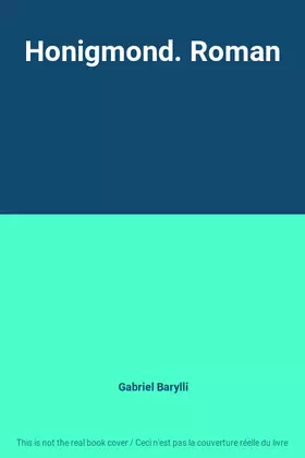 Couverture du produit · Honigmond. Roman