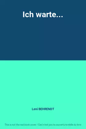 Couverture du produit · Ich warte...