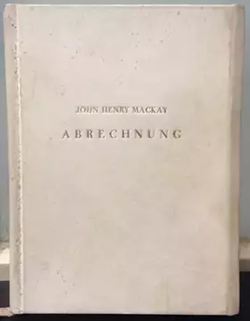 Couverture du produit · Abrechnung: Roman