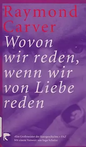 Couverture du produit · Wovon wir reden, wenn wir von Liebe reden: Erzählungen