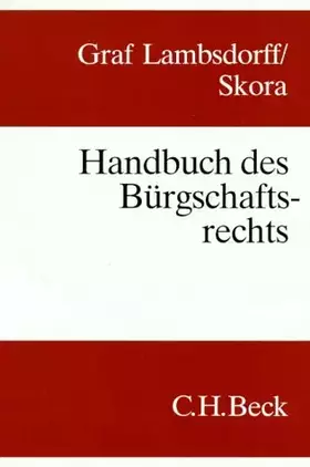 Couverture du produit · Handbuch des Bürgschaftsrechts