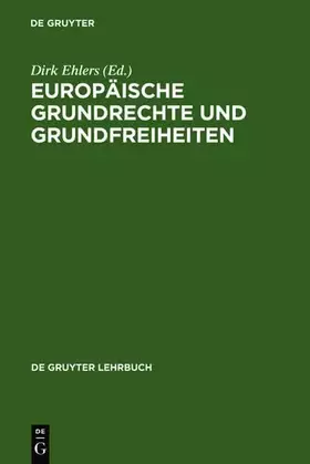 Couverture du produit · Europäische Grundrechte und Grundfreiheiten