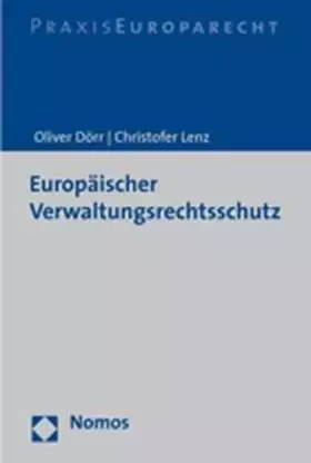 Couverture du produit · Europäischer Verwaltungsrechtsschutz
