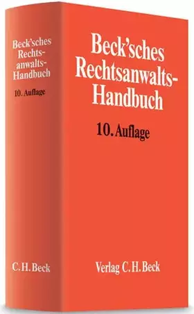 Couverture du produit · Beck'sches Rechtsanwalts-Handbuch