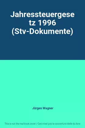 Couverture du produit · Jahressteuergesetz 1996 (Stv-Dokumente)