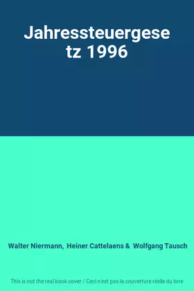 Couverture du produit · Jahressteuergesetz 1996